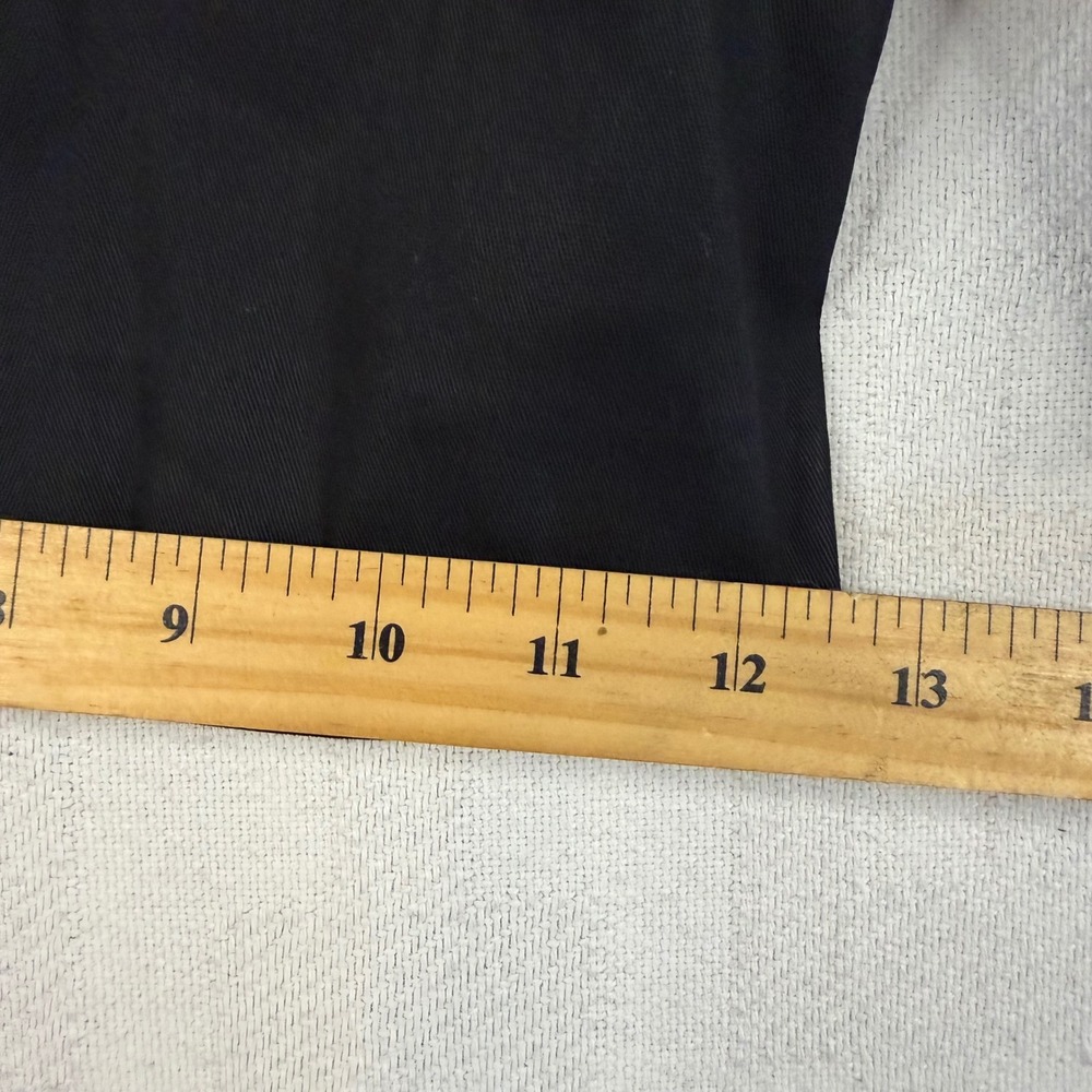 Pantology Womens Black Cotton Stretch Chino Shorts Size 10 Mid Rise Tailored - Picture 4 of 8